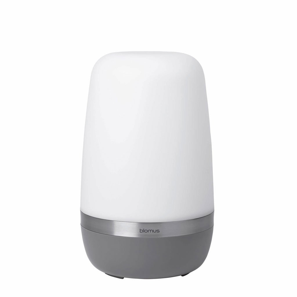 blomus Spirit Outdoor LED Tischleuchte (XL - Ø 21,5cm, H 35cm, Warm Gray)