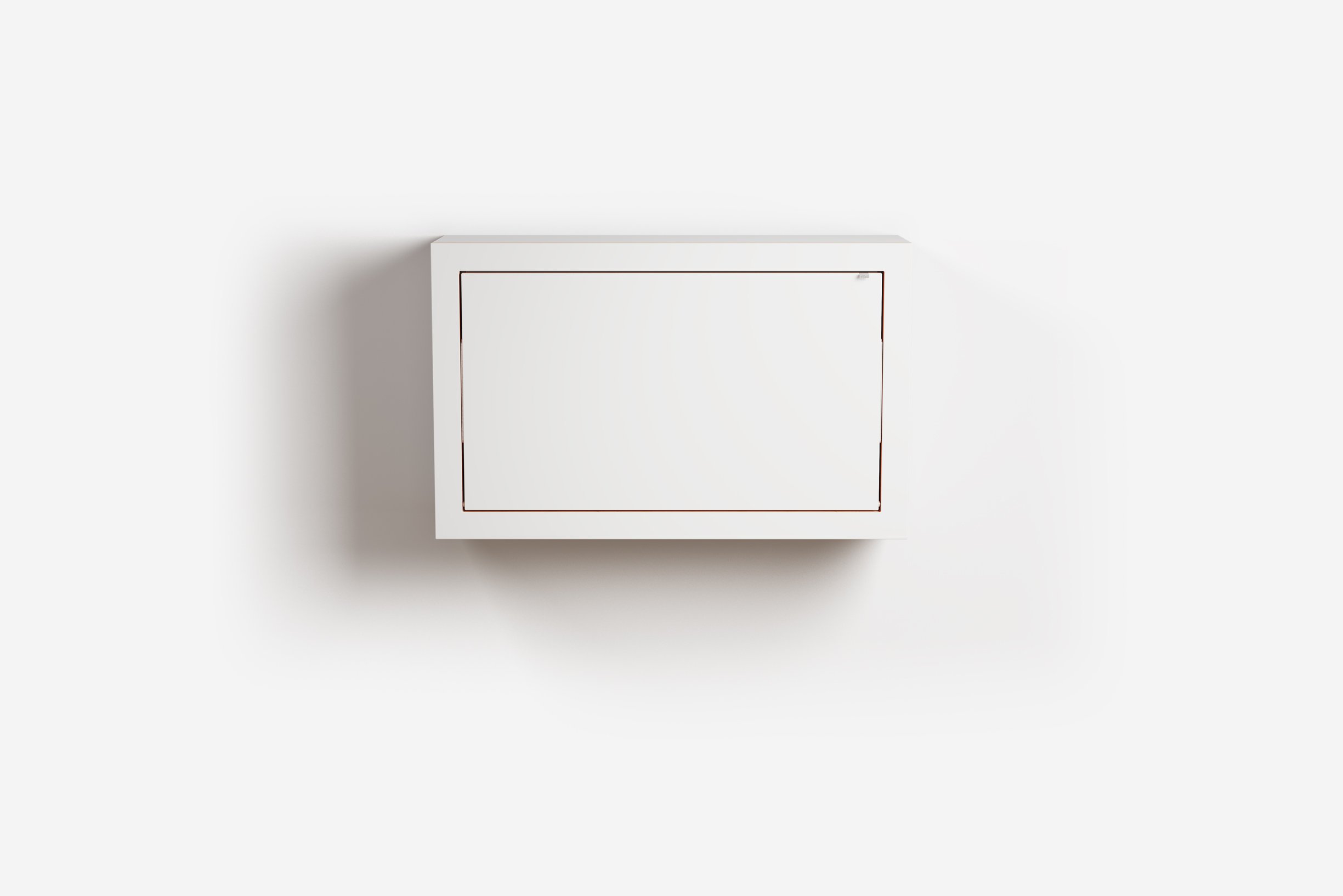 Ambivalenz Fläpps Box Sekretär 80x50x20 (weiß)