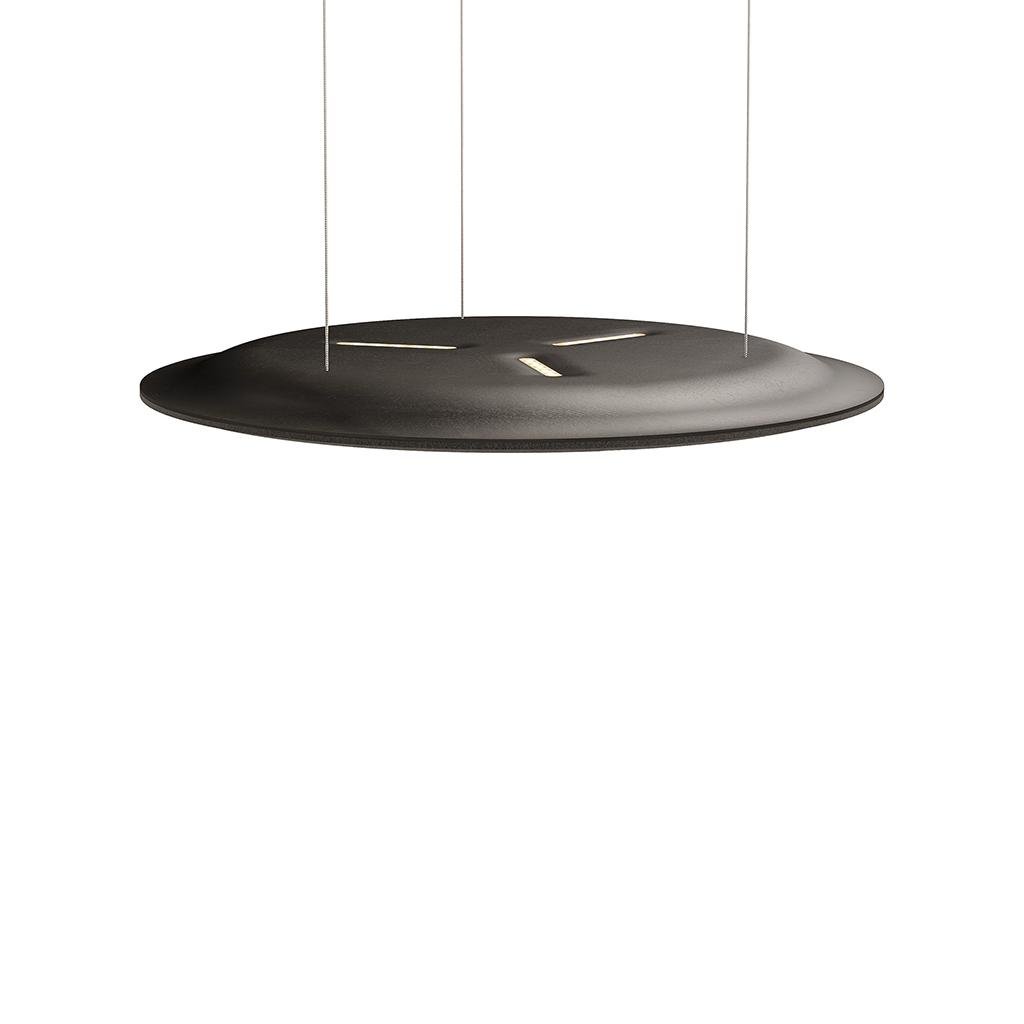 Nimbus Lighting Pad Lounge R 600 Pendelleuchte (Ebony Ash, schwarz, verstellbar)