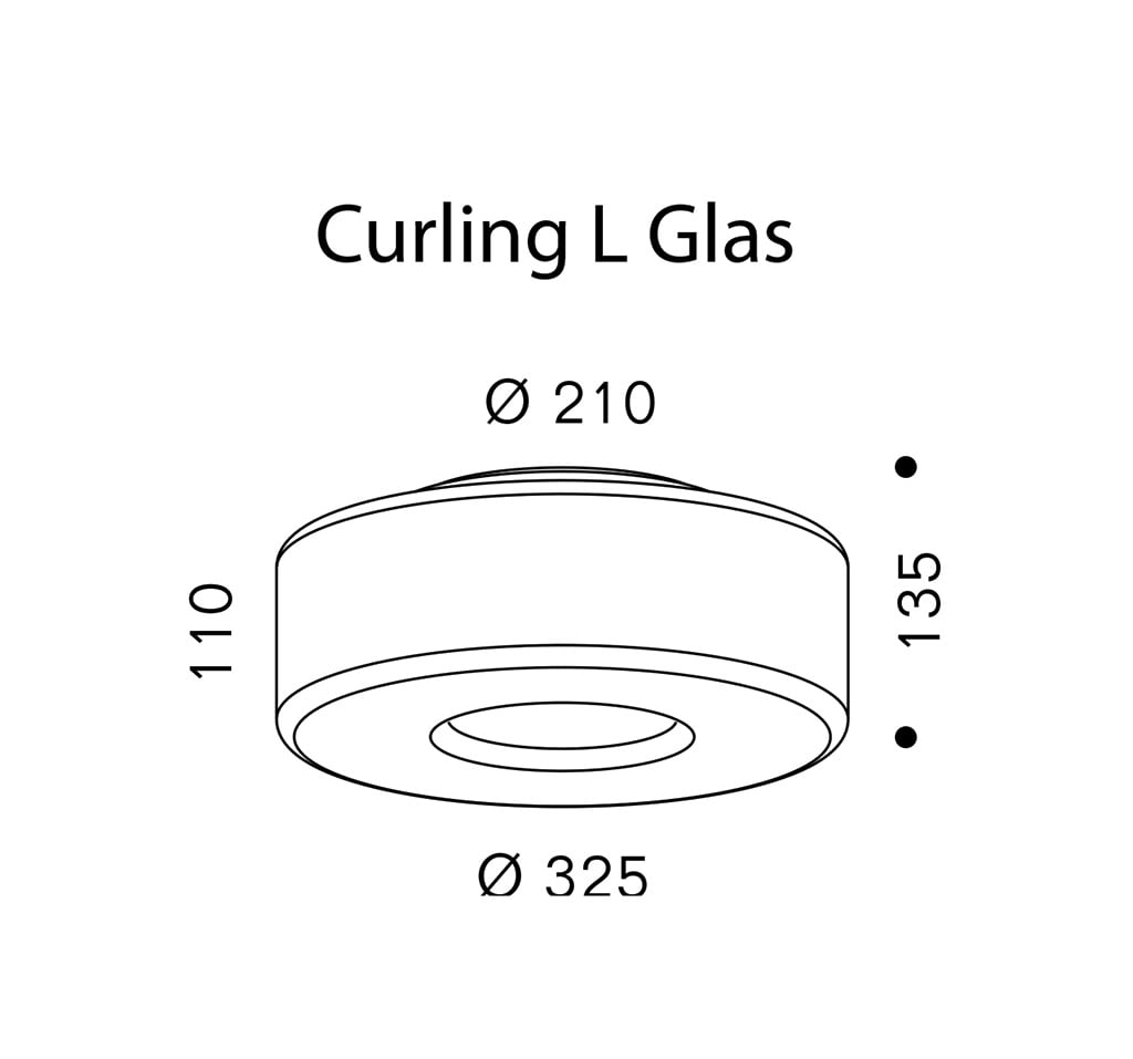 serien.lighting Curling L Deckenleuchte