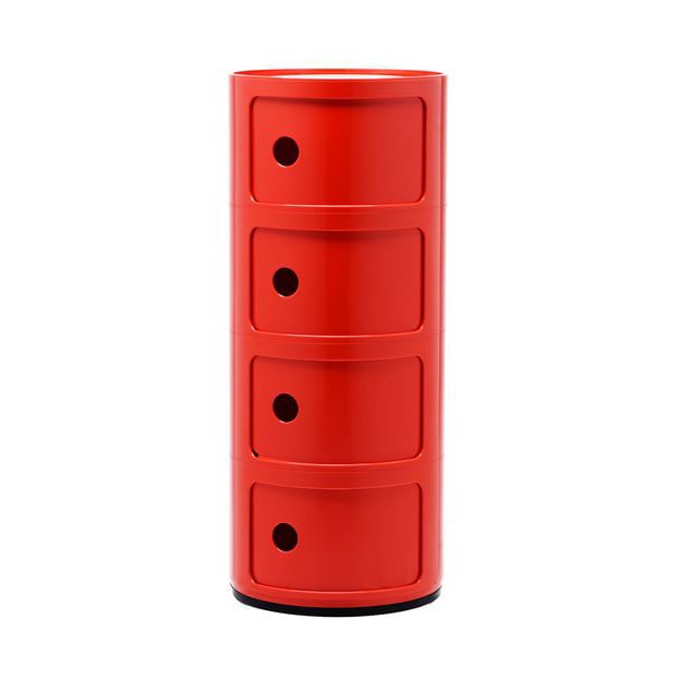 Kartell Componibili 4 Elemente rot594cfd0f0d36e