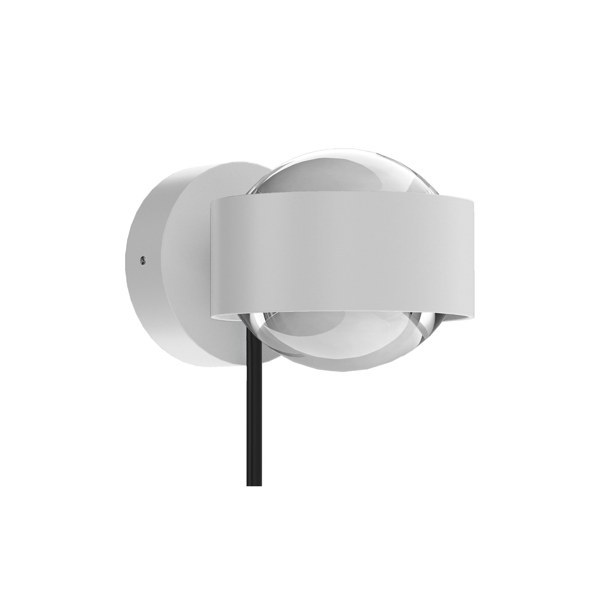 Top Light Avantgarde Puk! 80 Wall LED Wandleuchte (nickelmatt, ohne Abdeckung (für Nachbestellungen))