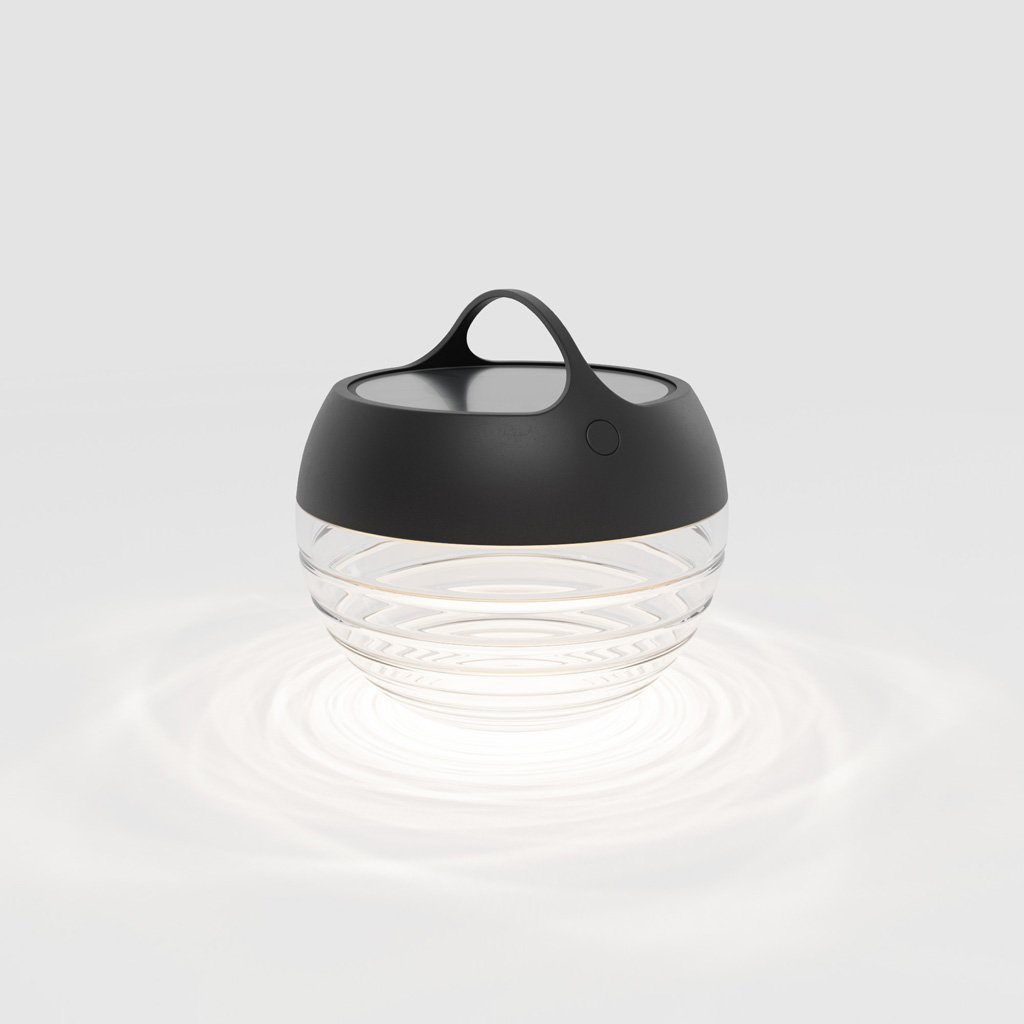 IP44.de aqu S Akkuleuchte / Solarleuchte (jet black)