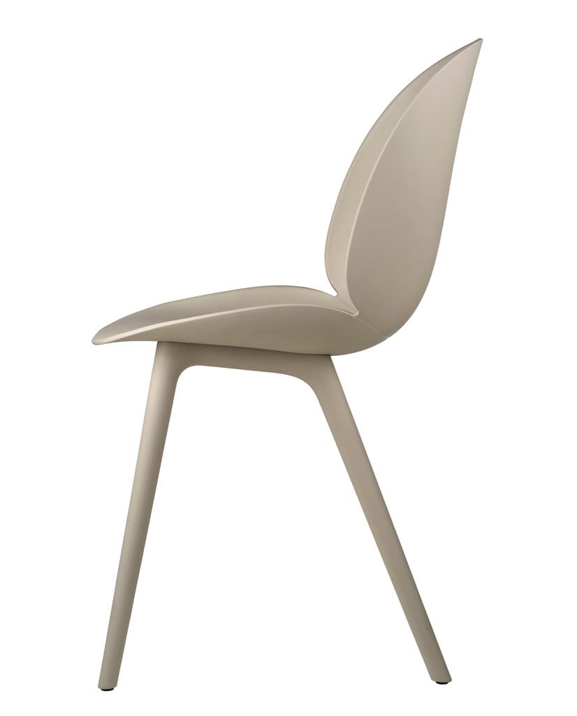 Gubi Beetle Dining Chair Stuhl, Kunststoffbeine monochrom