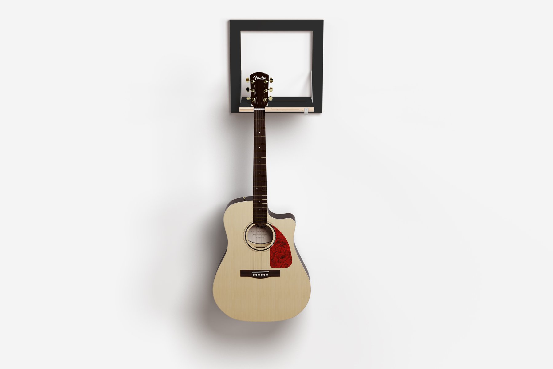 Ambivalenz Fläpps Gitarrhäng 40x40-1 (weiß)