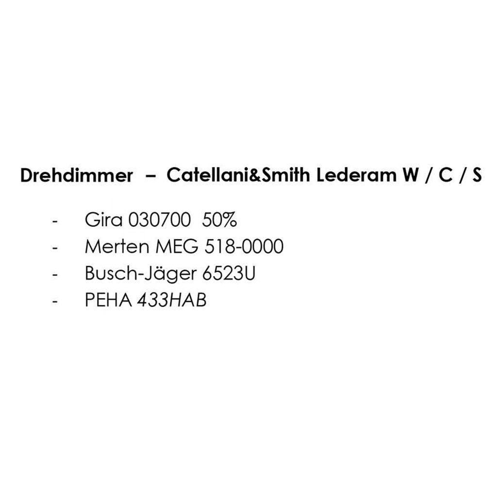 Catellani & Smith Lederam W 17 Wandleuchte – gold / weiß - Aussteller