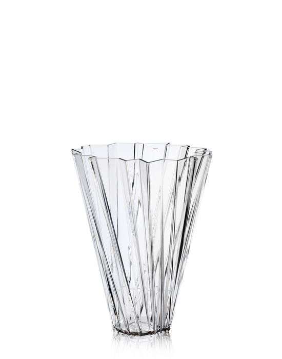 kartell shanghai vase transparent seite