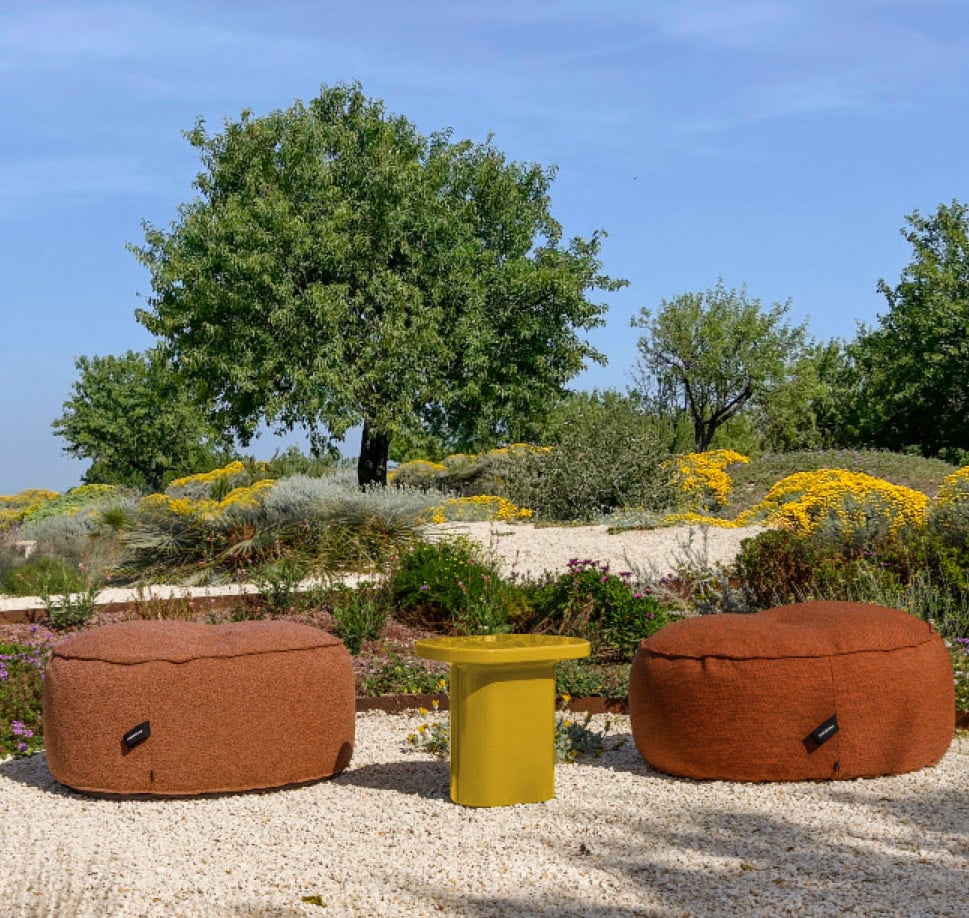 Pedrali Island 797E Outdoor Hocker Ø90cm