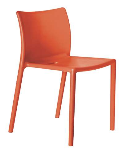 magis air chair stuhl ohne armlehne orange 1