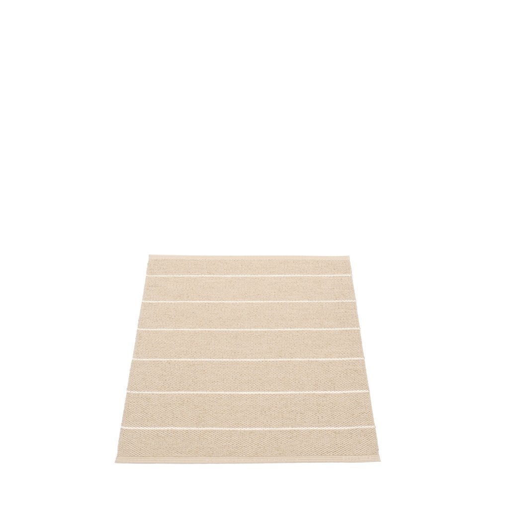pappelina carl outdoor teppich linen beige 70x90 beige