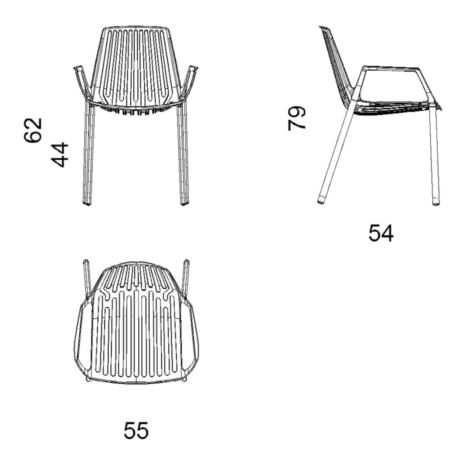Fast Rion Sessel (weiß (1, White))