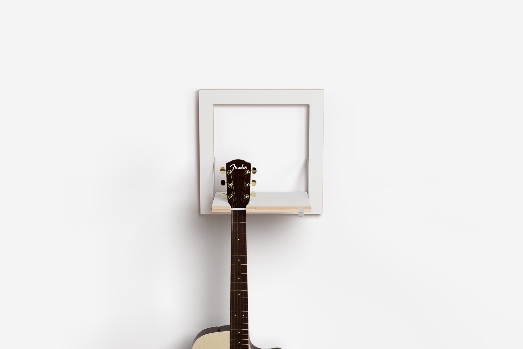 Ambivalenz Fläpps Gitarrhäng 40x40-1 (weiß)