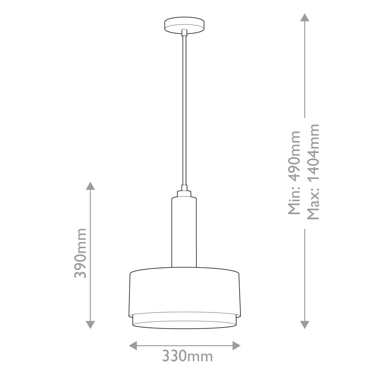 Elstead Lighting Cedric Pendelleuchte medium