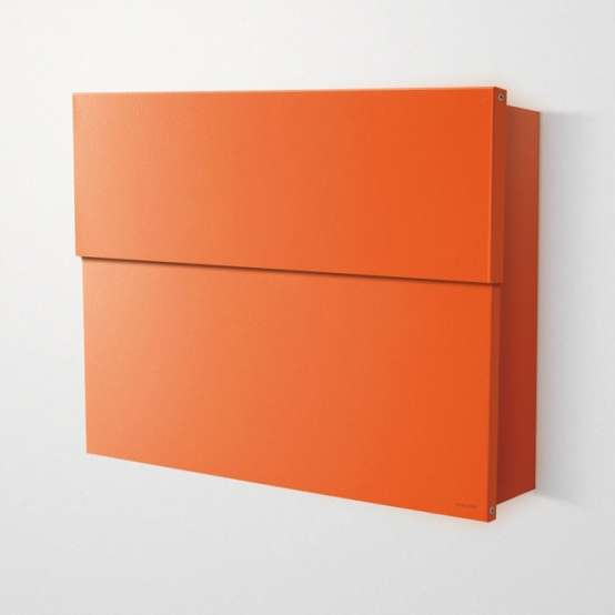 radius design letterman xxl 2 briefkasten orange
