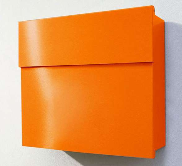 Radius Design Letterman 4 Briefkasten - Radius Design Farbe:orange (RAL 2009)|Radius Design Ausführung:ohne Klingel