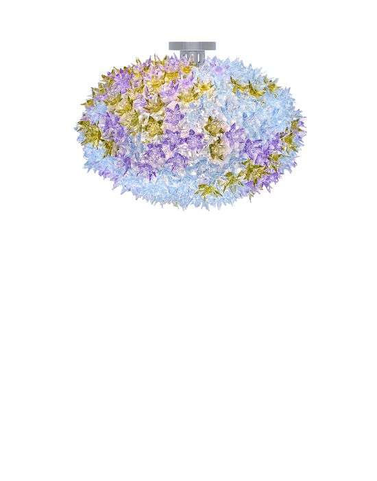 kartell bloom wand deckenleuchte 53 lavendel seite