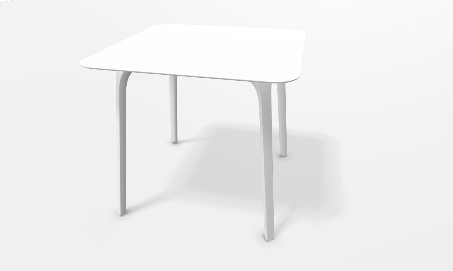 Magis Table First Tisch (80 x 80cm, weiß)