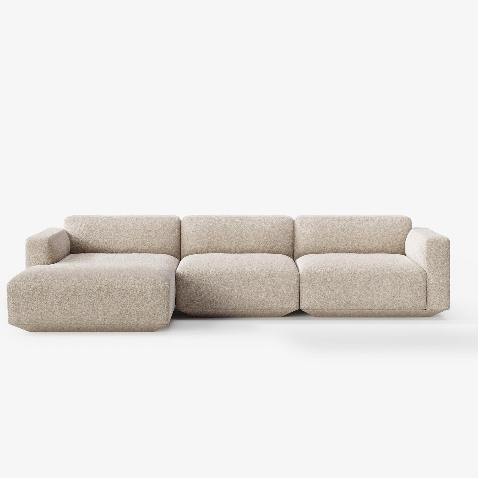 &tradition Develius 3-Sitzer Eck-Sofa Chaiselongue links (Hot Madison Reboot 094 (JAB))