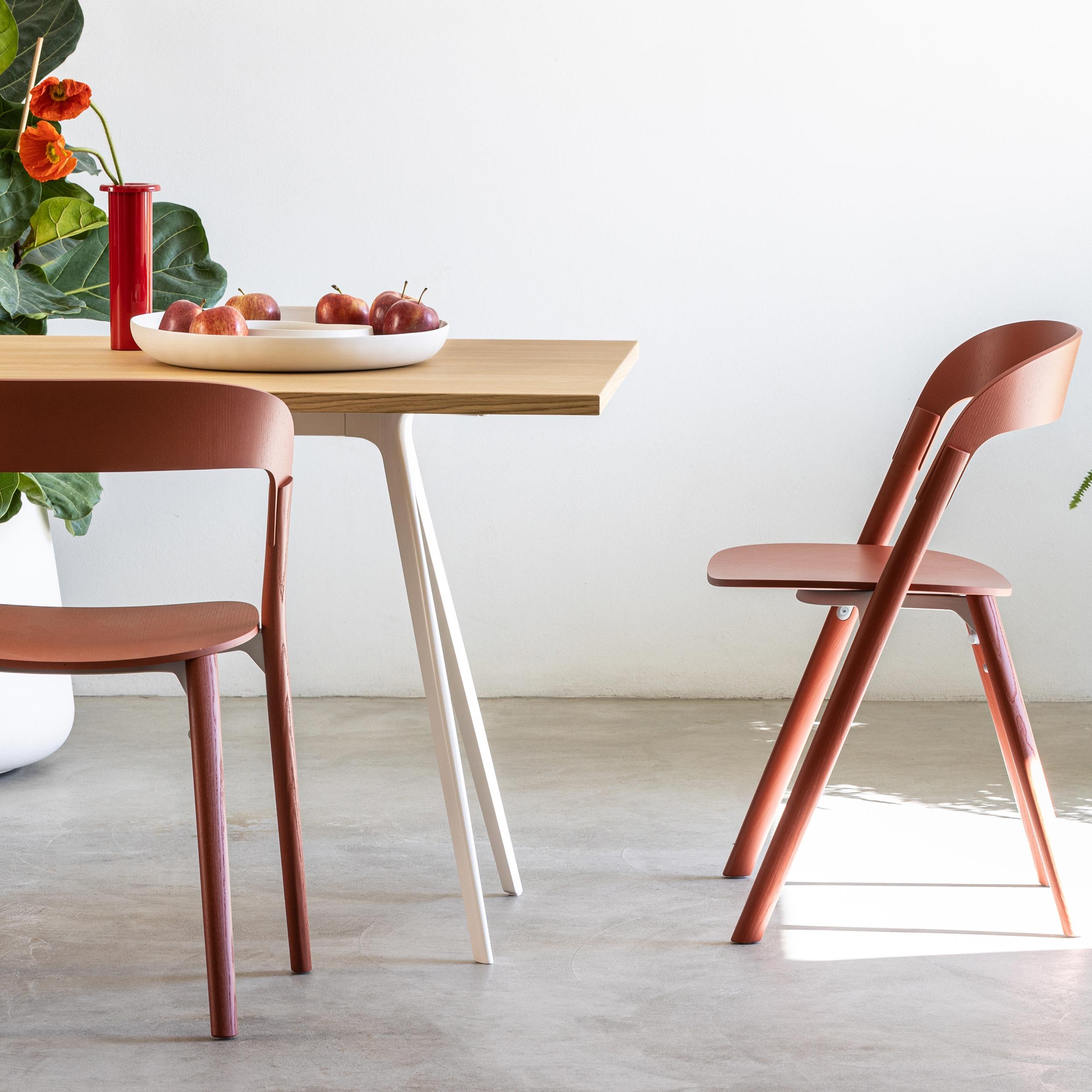 Magis Baguette Tisch (200 x 90cm) (Gestell schwarz pulverlackiert / Platte MDF schwarz)