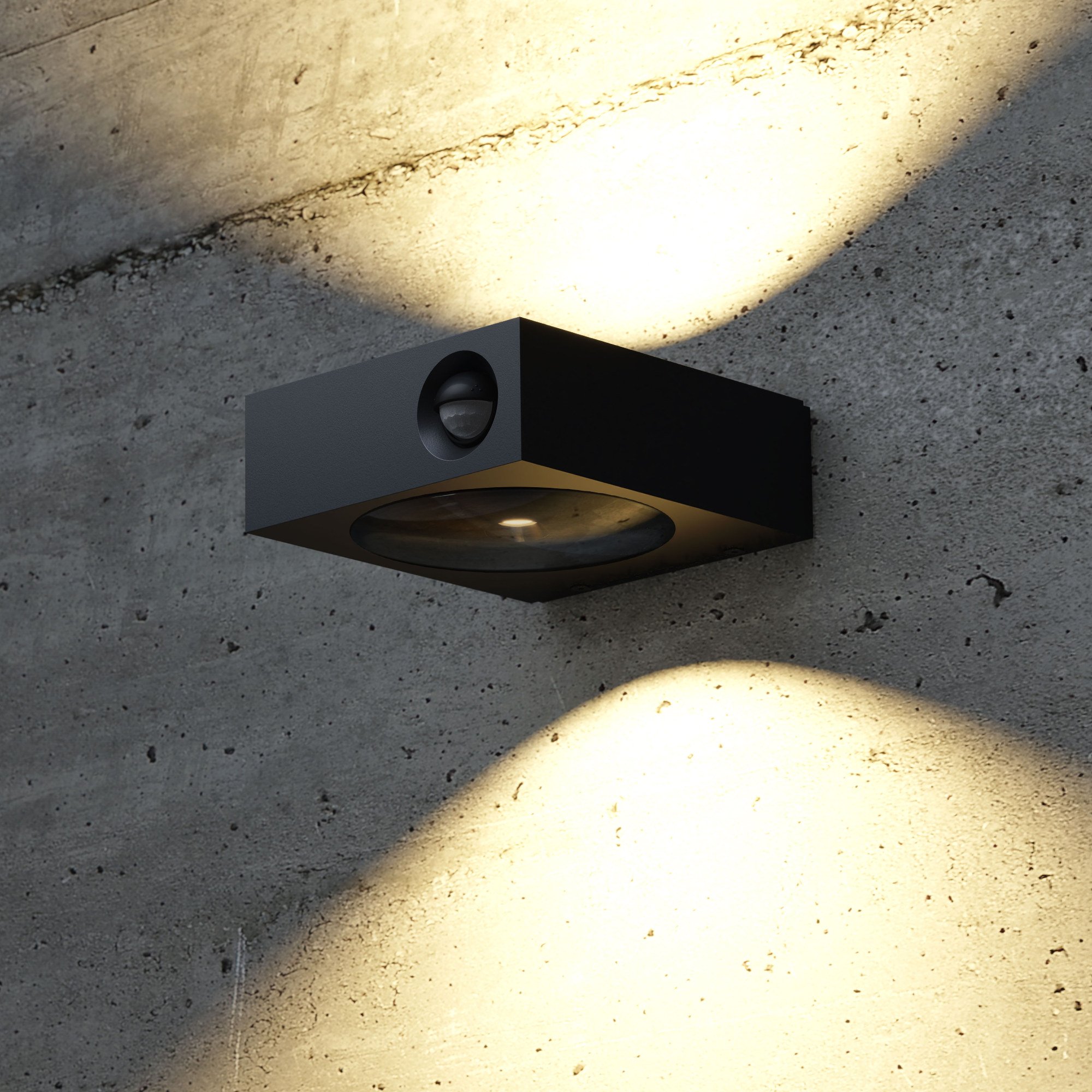 IP44.de luci control Wandleuchte (anthracite (RAL 7016))