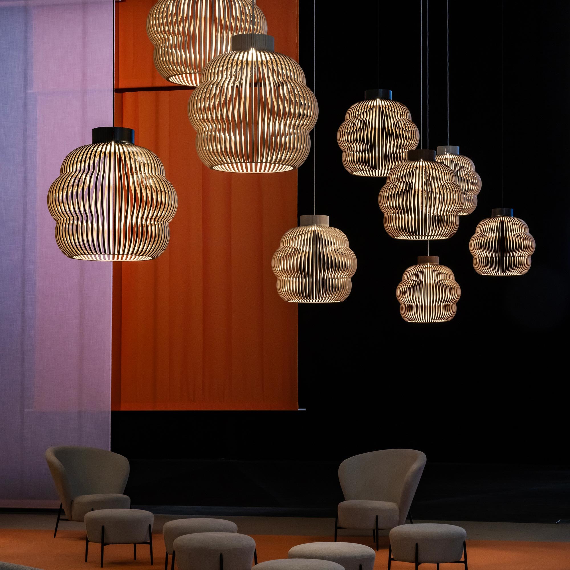 Secto Design Kumulo 5200 Pendelleuchte (schwarz)