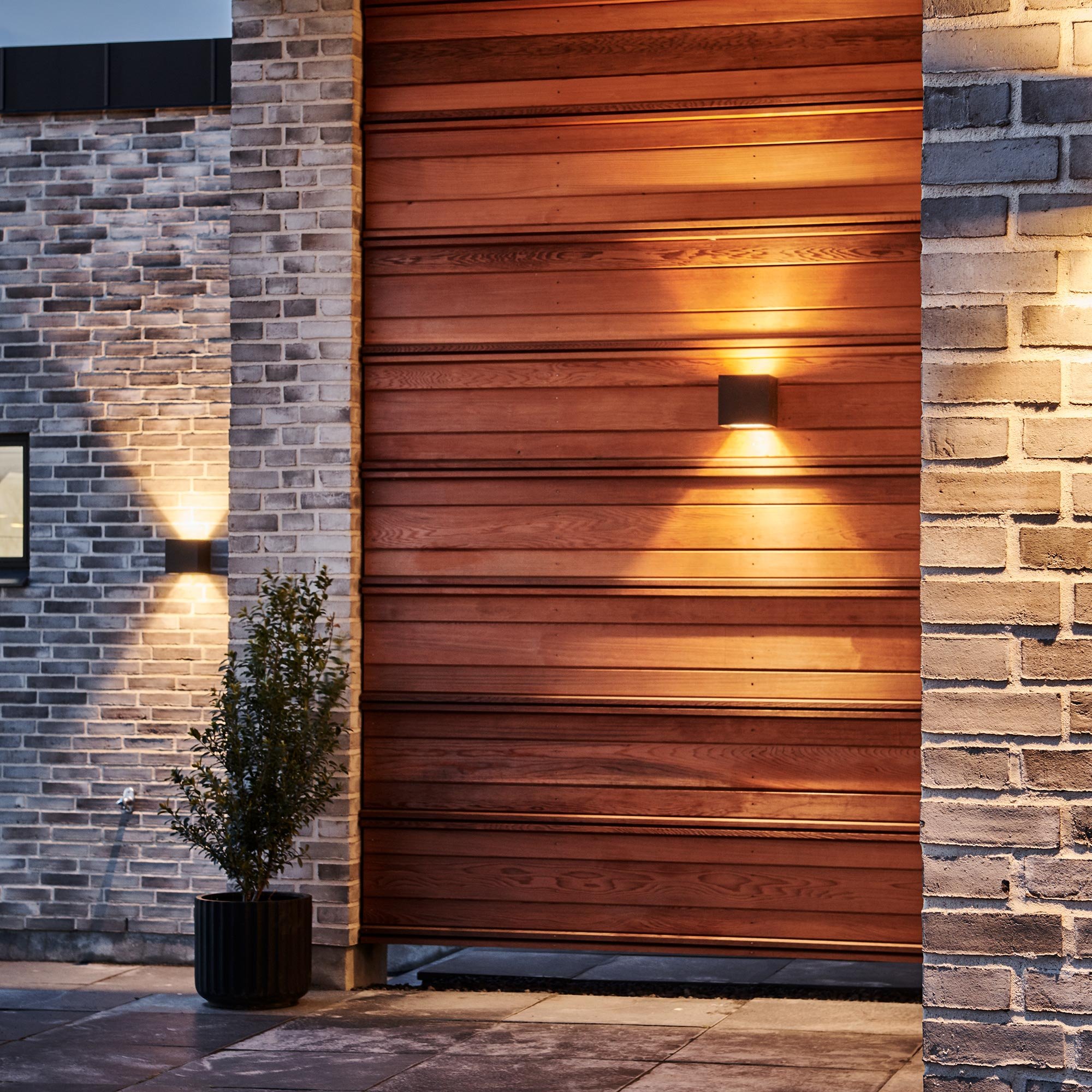 Light Point Cube XL LED Wandleuchte (rust)