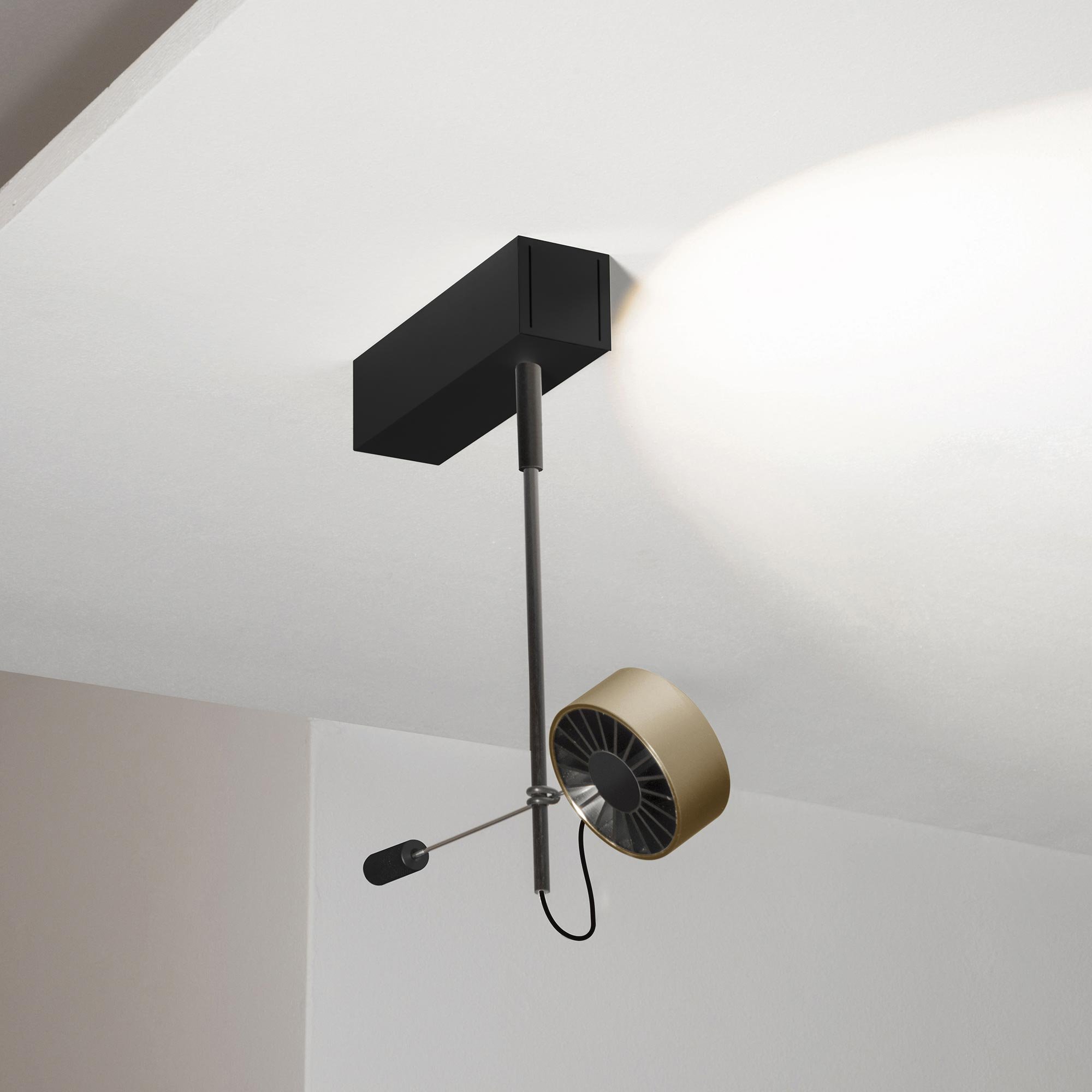 Absolut Lighting Absolut LED 1-flammig Deckenleuchte (schwarz)