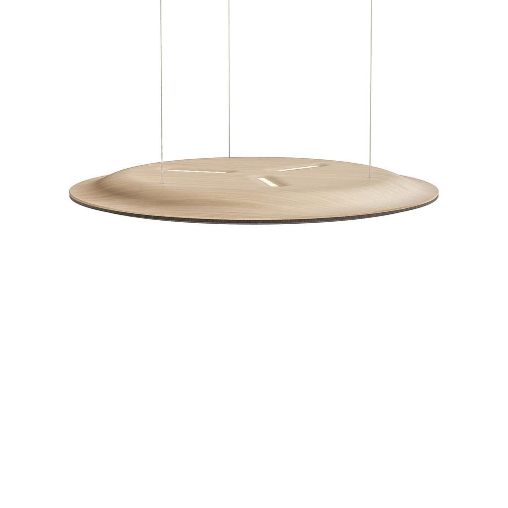 Nimbus Lighting Pad Lounge R 600 Pendelleuchte (Classic Oak, schwarz, fix)