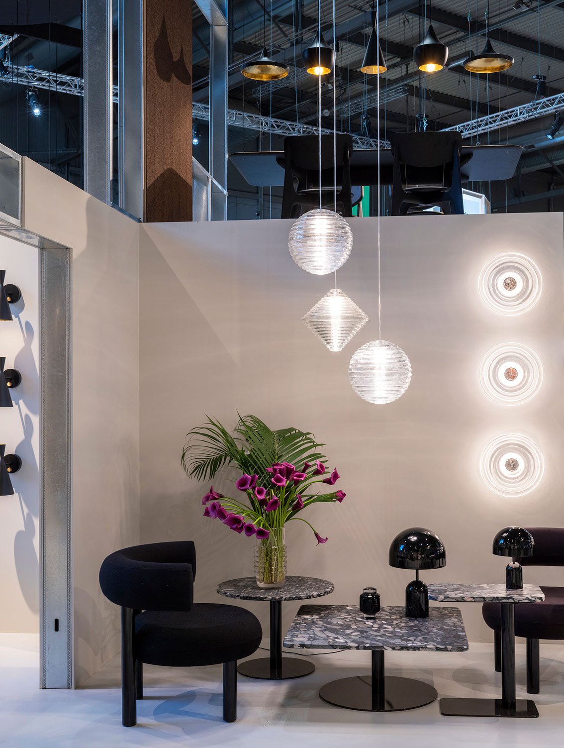 Tom Dixon Press Surface Large LED Wandleuchte (transparent)