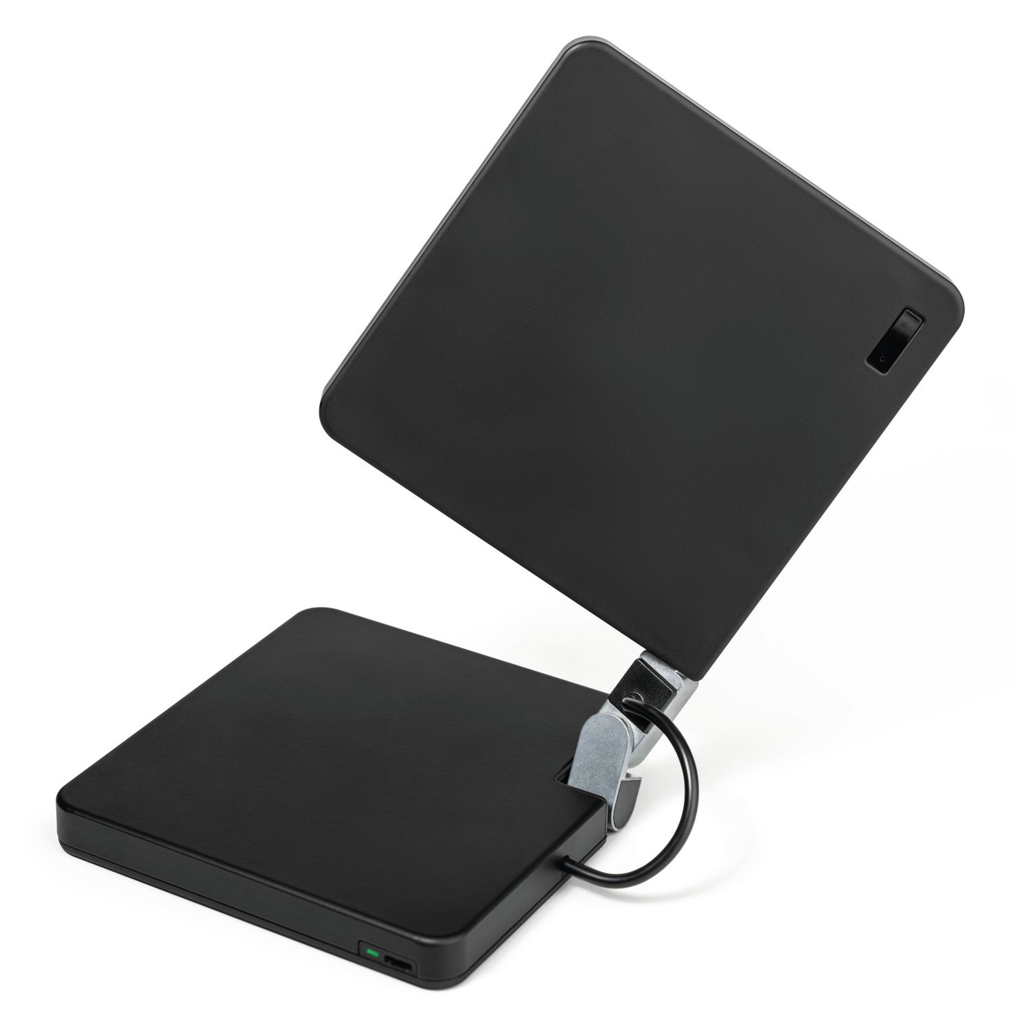 Nimbus Roxxane Fly CL kabellose Leuchte (ohne USB-Steckernetzteil, schwarz, extra-warmweiß (2700K))
