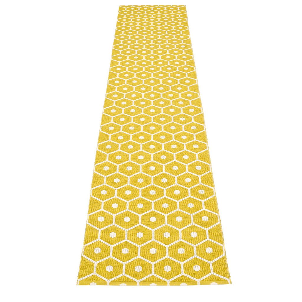 pappelina honey outdoor teppich senf vanille 70x350