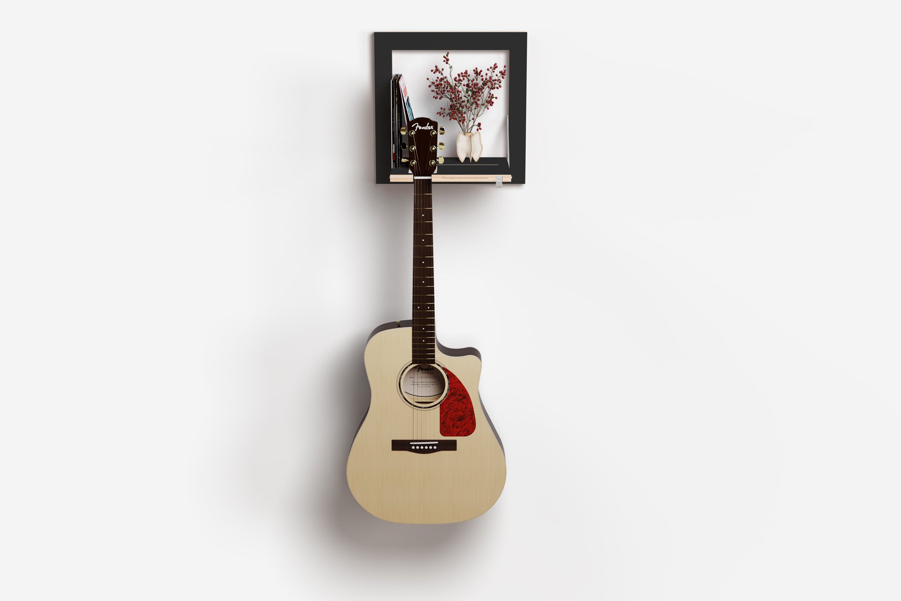 Ambivalenz Fläpps Gitarrhäng 40x40-1 (weiß)