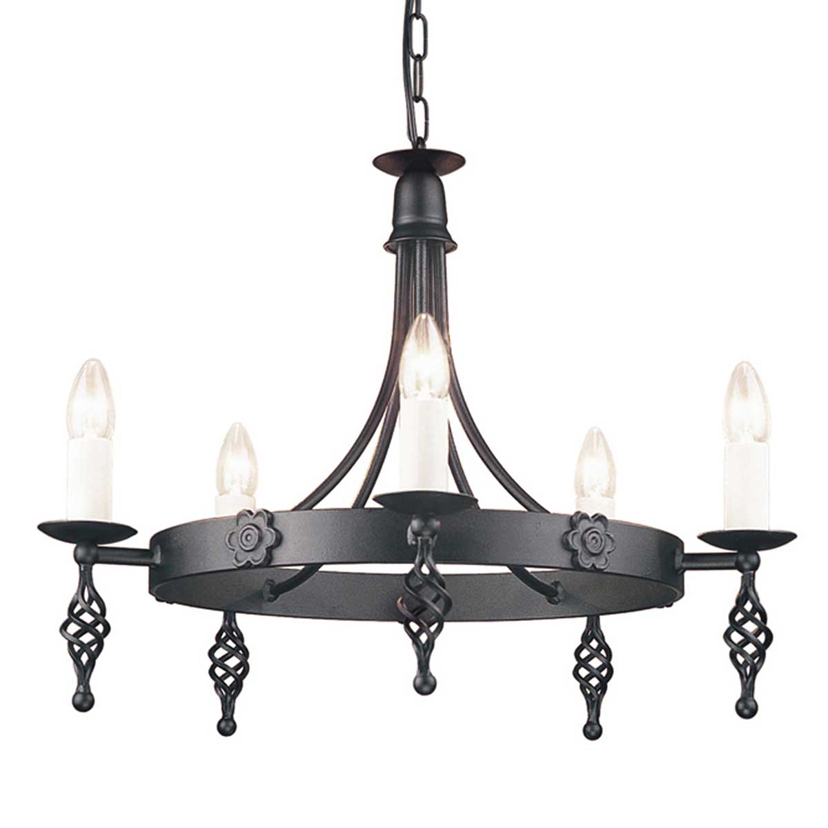 Elstead Lighting Belfry 5 Kronleuchter