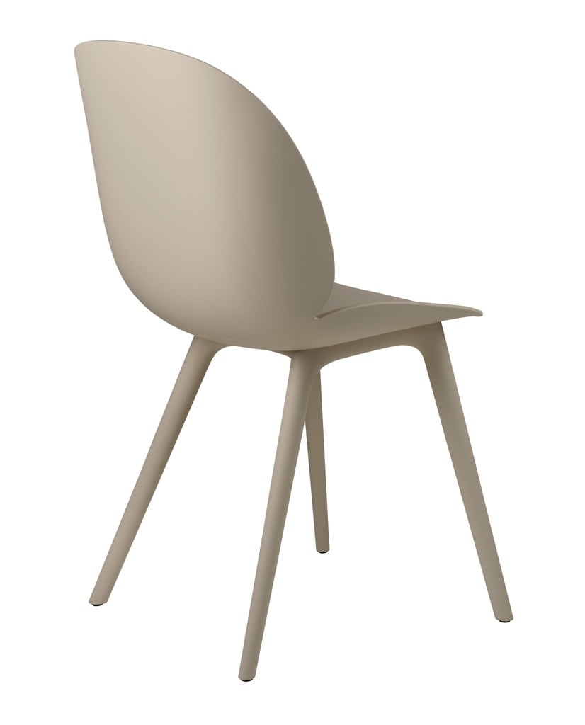 Gubi Beetle Dining Chair Stuhl, Kunststoffbeine monochrom