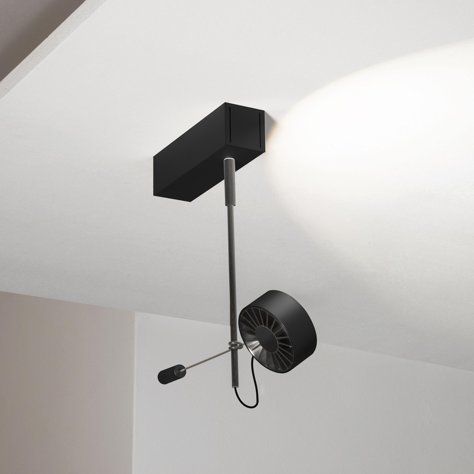 Absolut Lighting Absolut LED 1-flammig Deckenleuchte (schwarz)