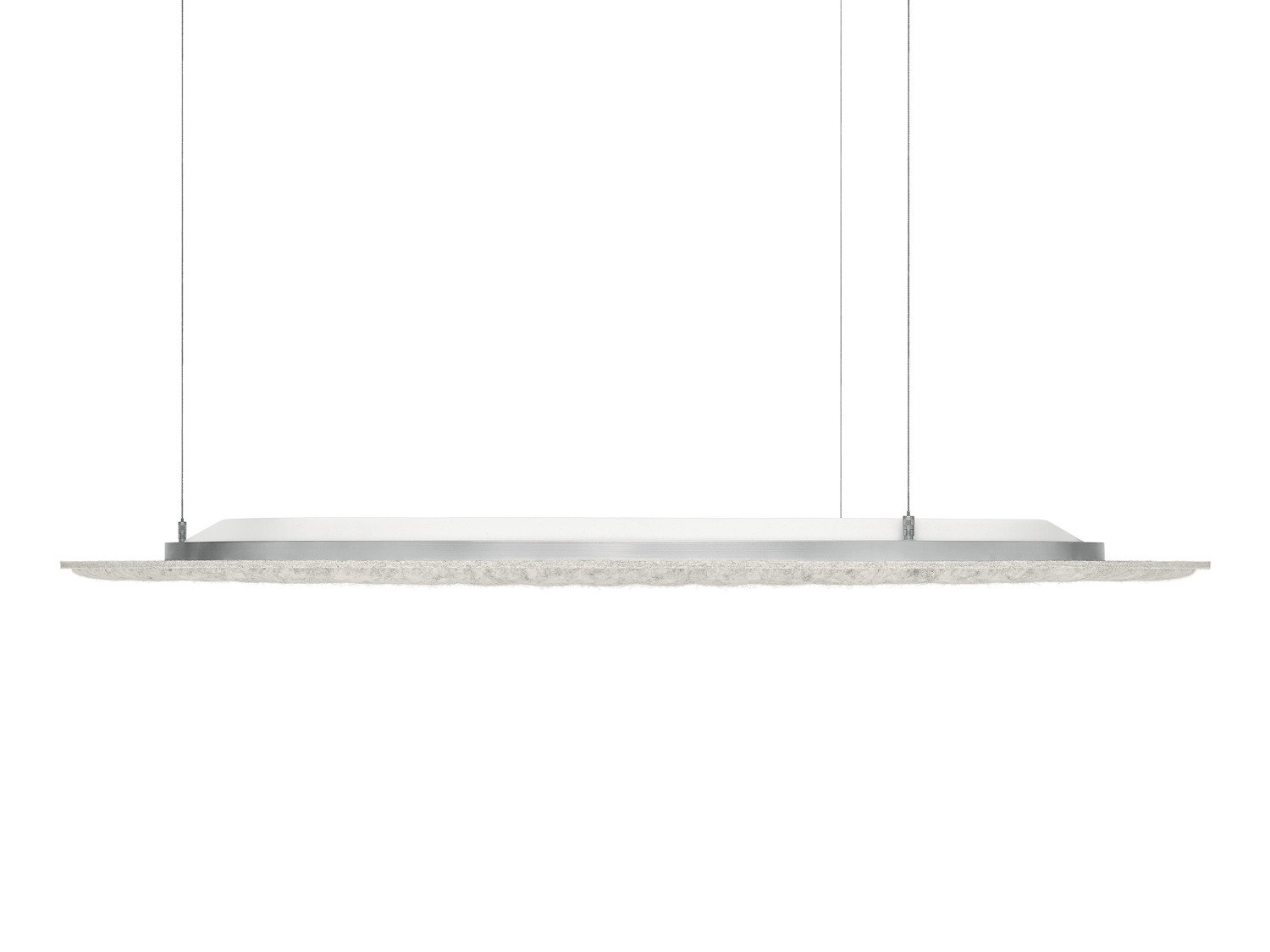 Nimbus Lighting Pad R 900 Pendelleuchte (ohne Indirektanteil, grau, extra-warmweiß (2700K), 200cm)