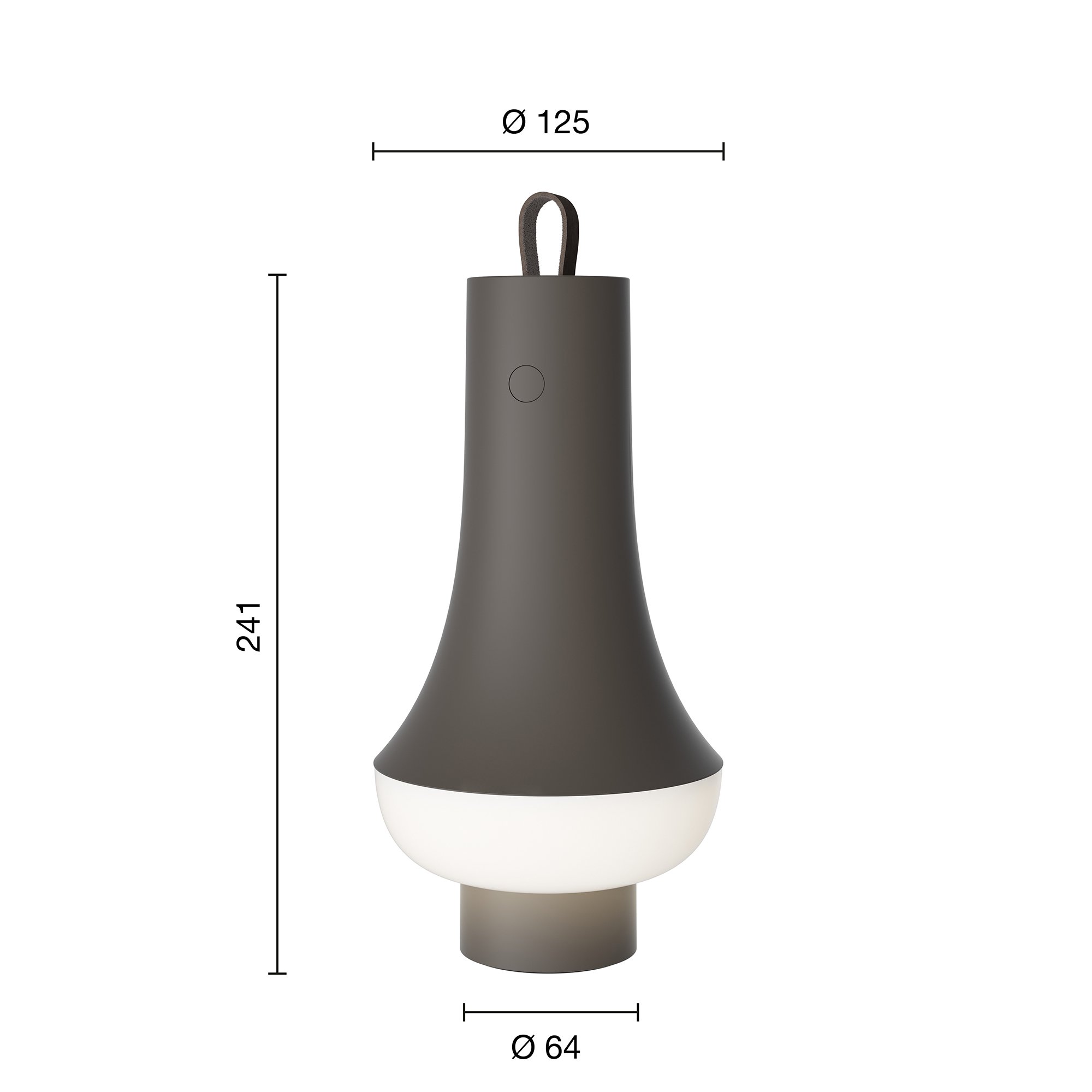 Louis Poulsen Tomoshi Portable Tischleuchte (weiß)