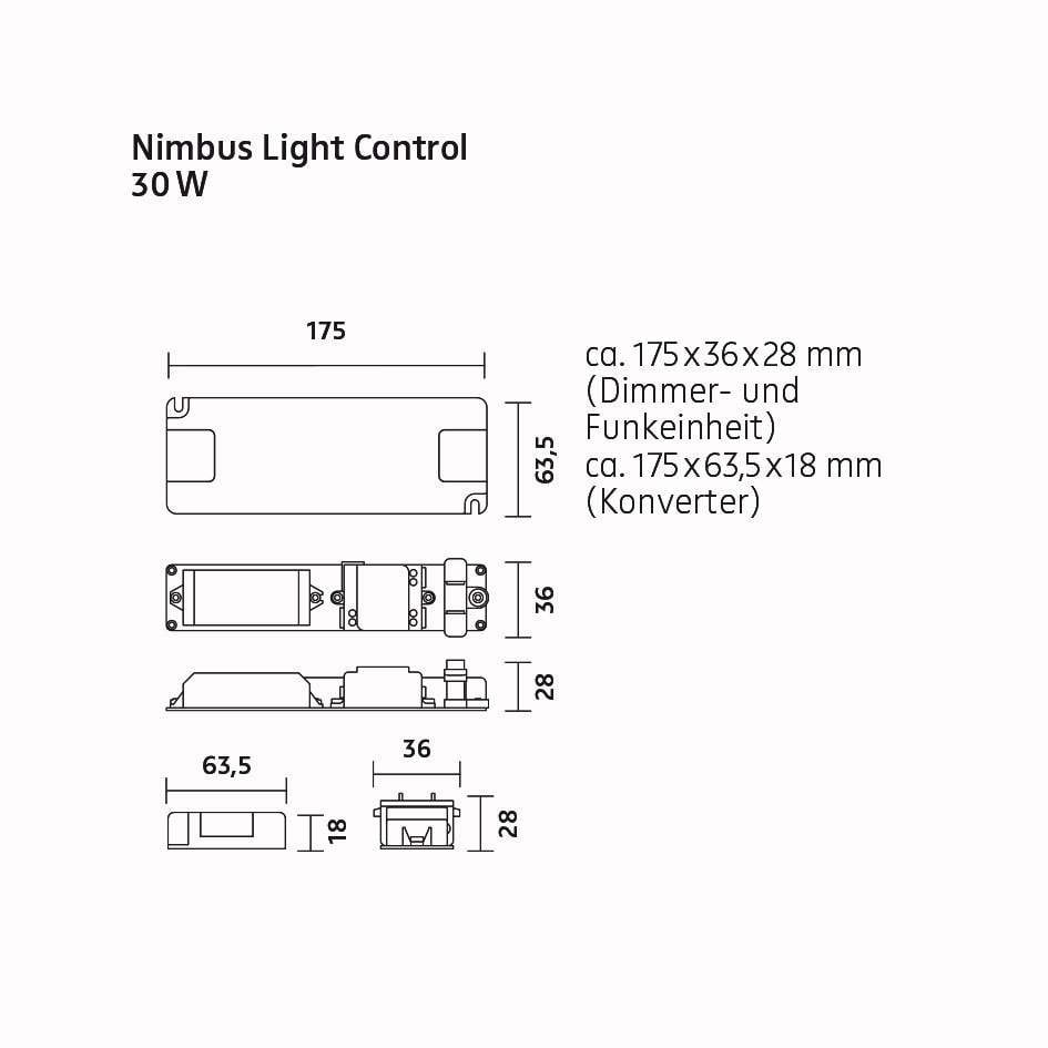 nimbus light control 30w daten