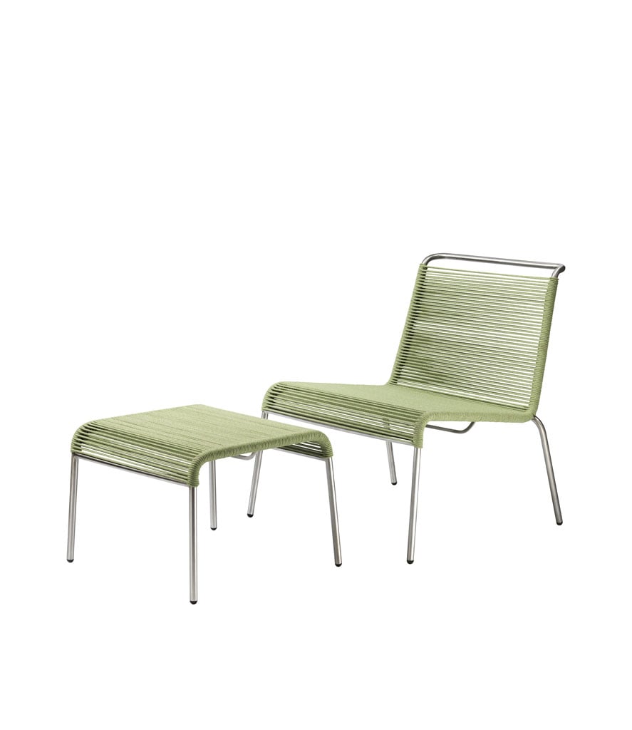 FDB Møbler M20L Teglgård Outdoor Loungesessel (schwarz)