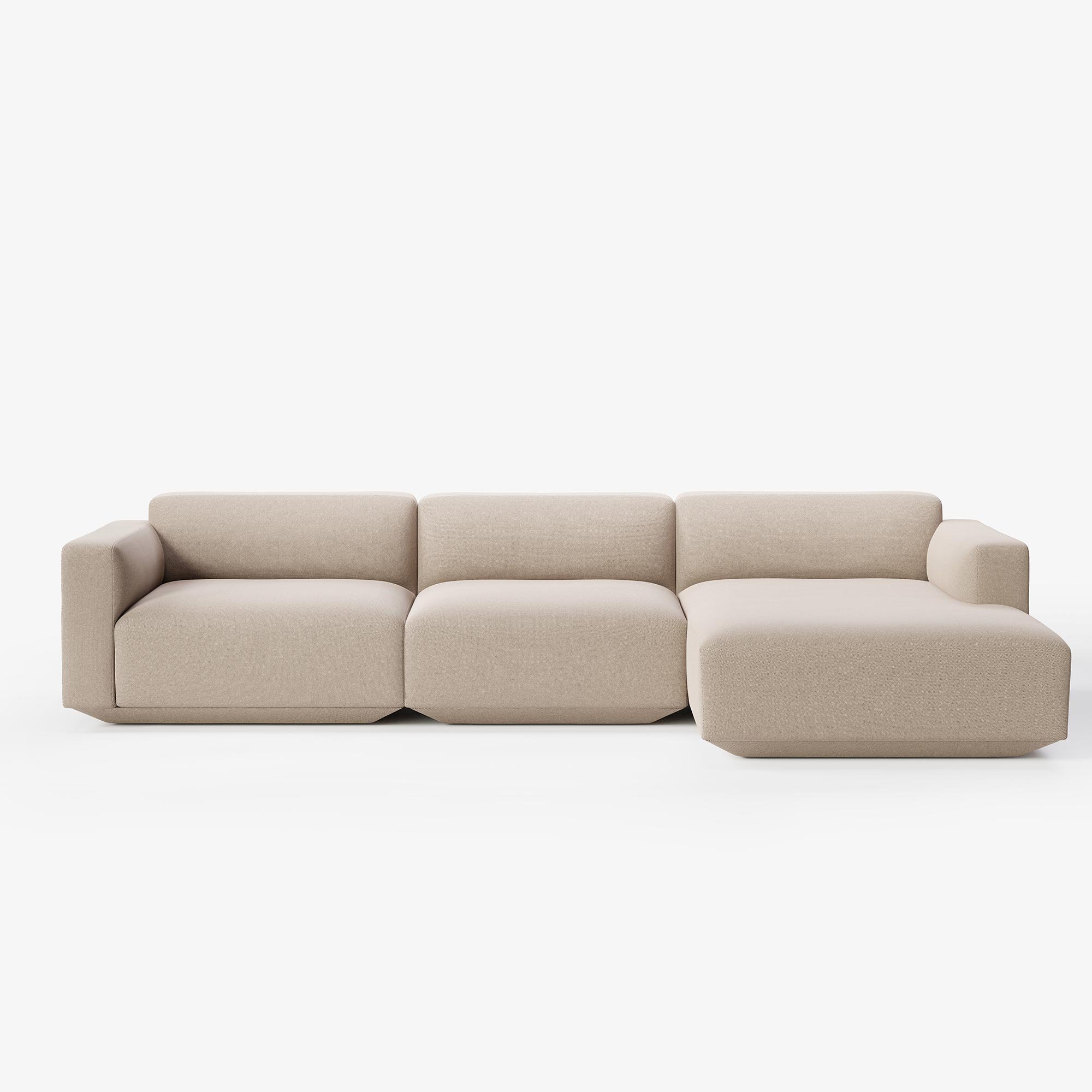 &tradition Develius 3-Sitzer Eck-Sofa Chaiselongue rechts (Hot Madison Reboot 094 (JAB))
