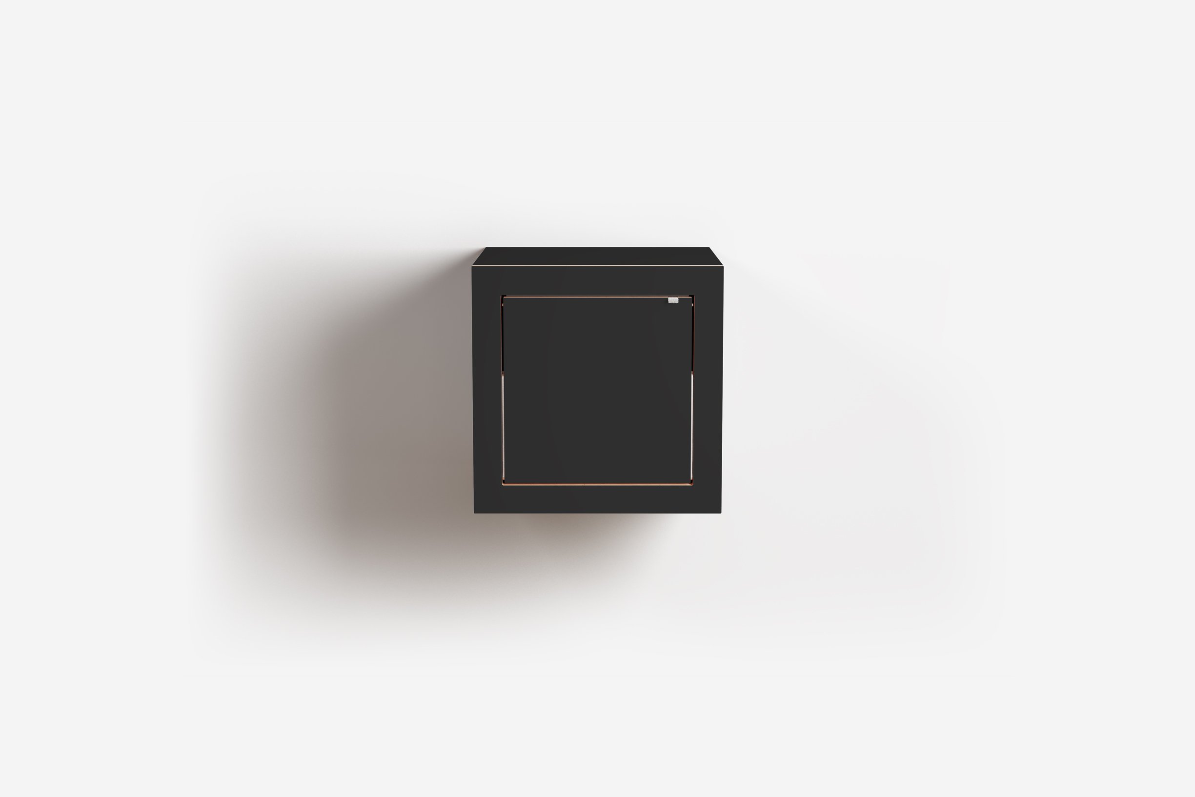 Ambivalenz Fläpps Box Nachttisch 40x40x40 (weiß)