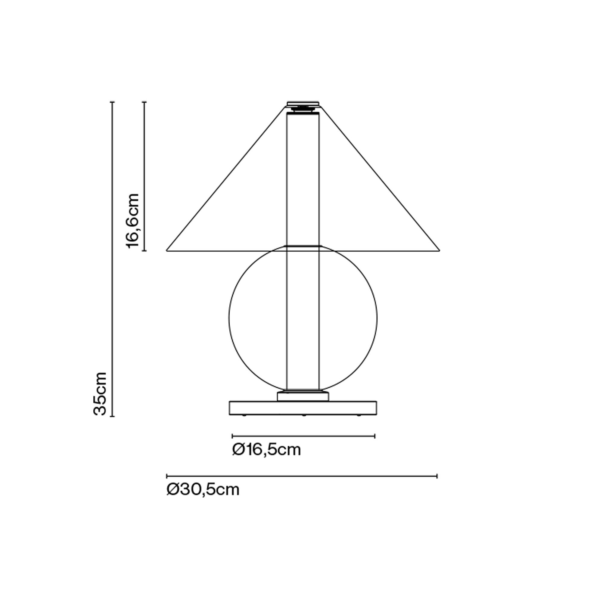 Marset Fragile Tischleuchte (transparent)