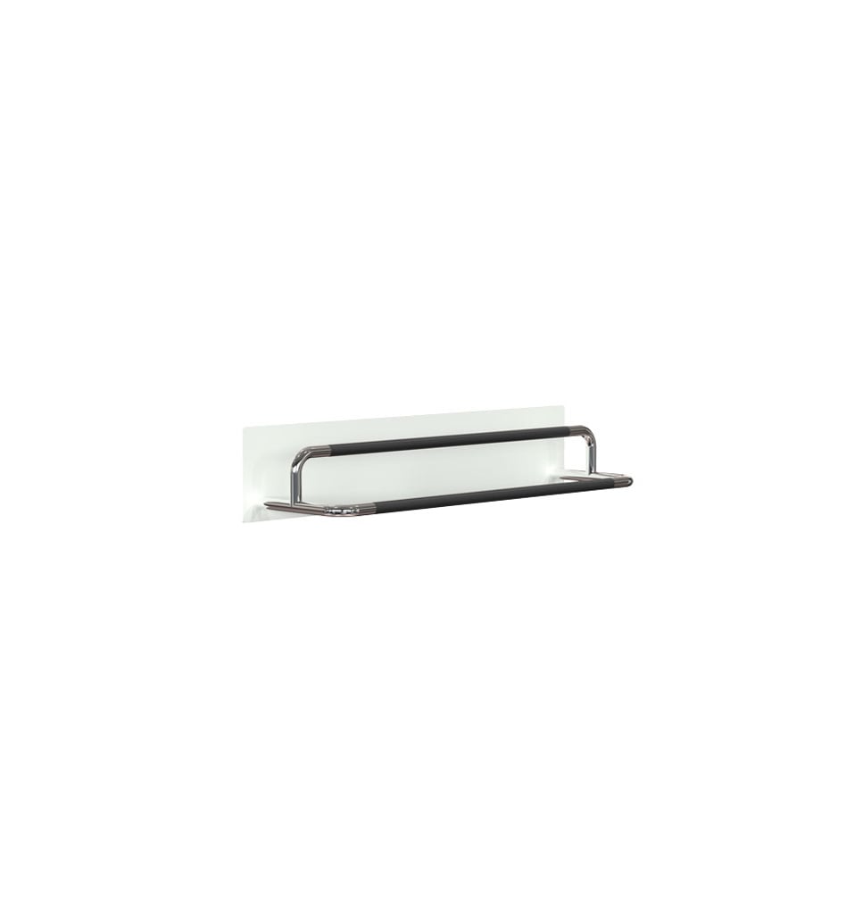 Frost Rada Schuhregal (60cm Breite, weiß matt / edelstahl poliert)