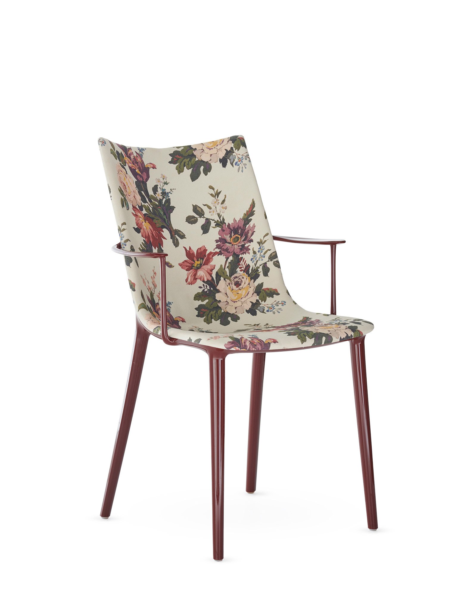 Kartell H.H.H. Stuhl gepolstert (Flowers Grün)
