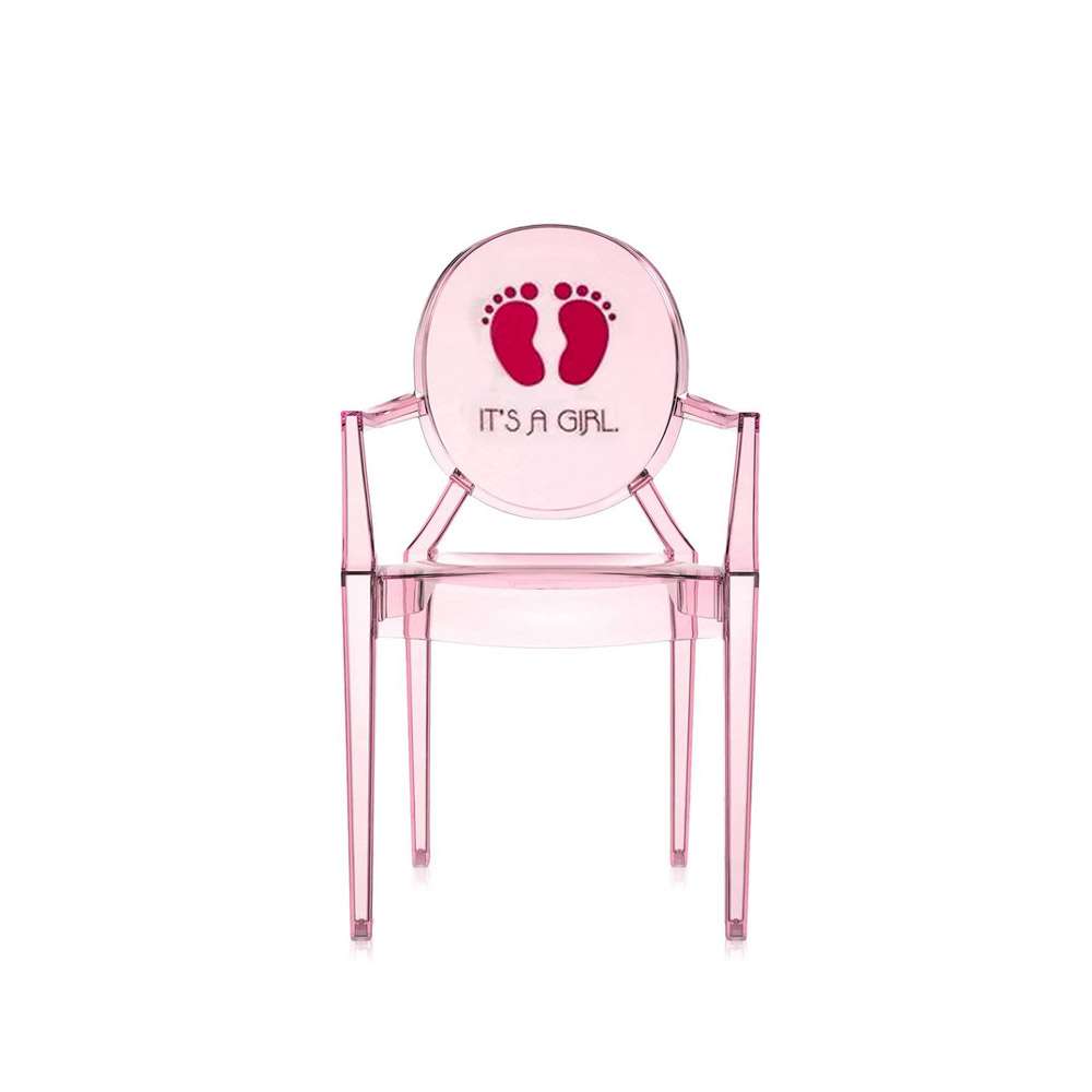 kartell lou lou ghost kinderstuhl special edition its a girl frei