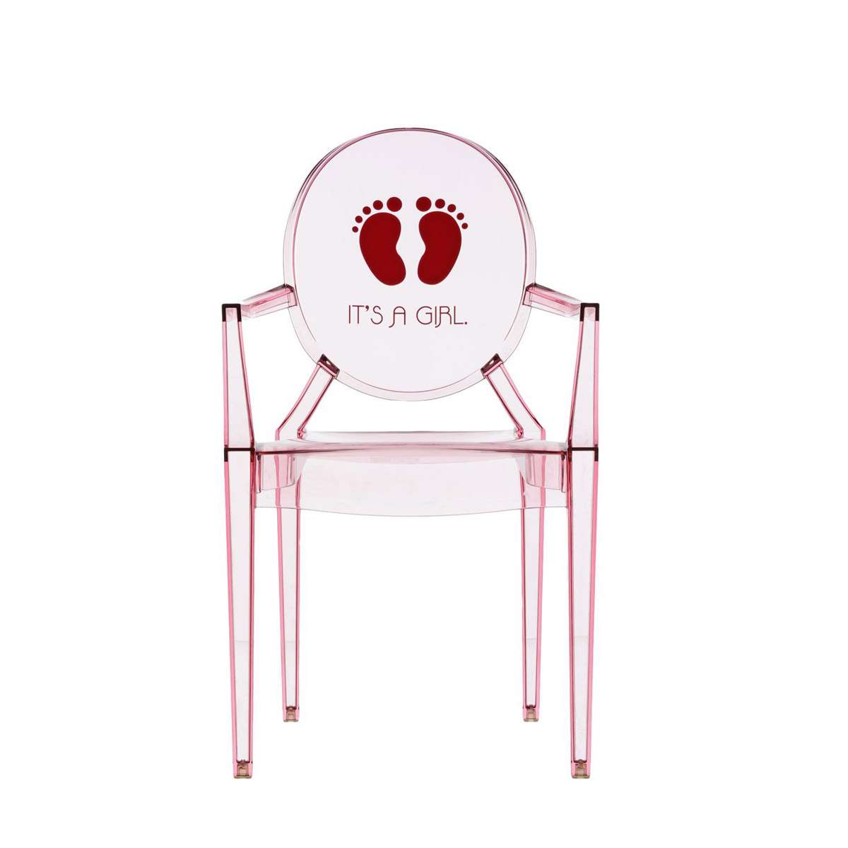 kartell lou lou ghost kinderstuhl special edition its a girl frei 1