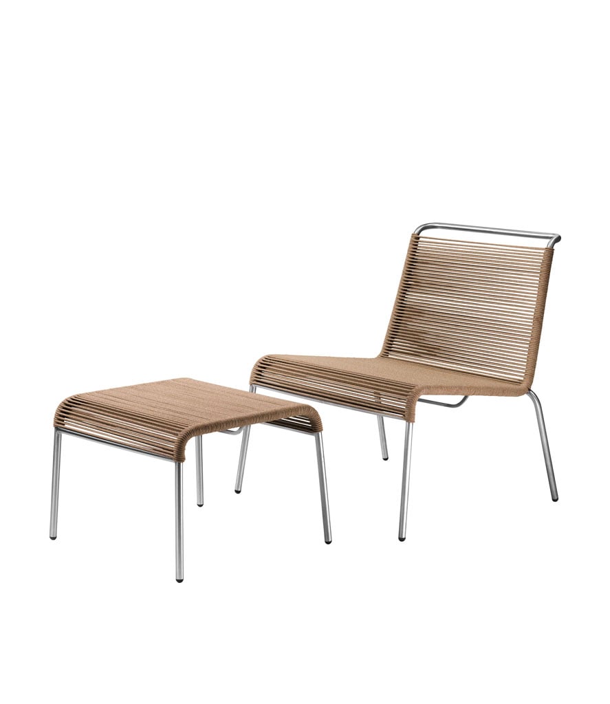 FDB Møbler M20L Teglgård Outdoor Loungesessel (schwarz)