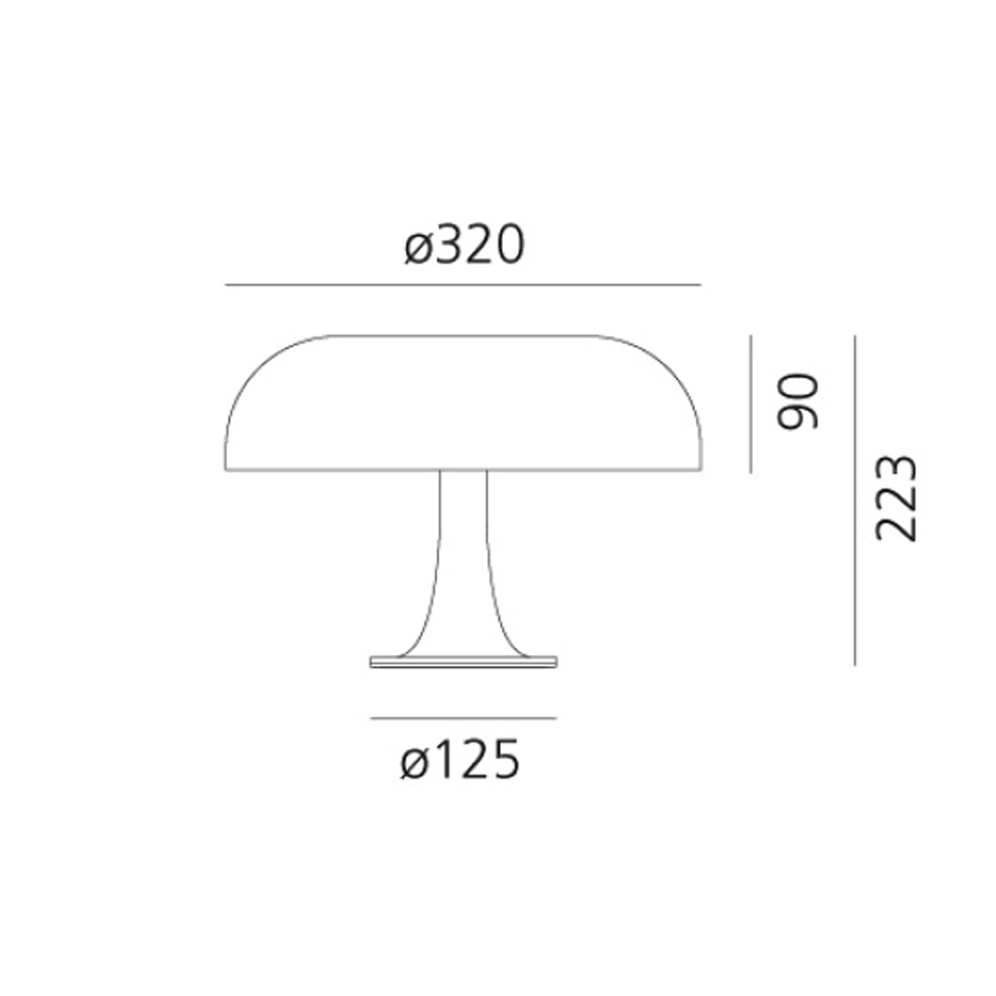 Artemide Nessino Tischleuchte (orange)
