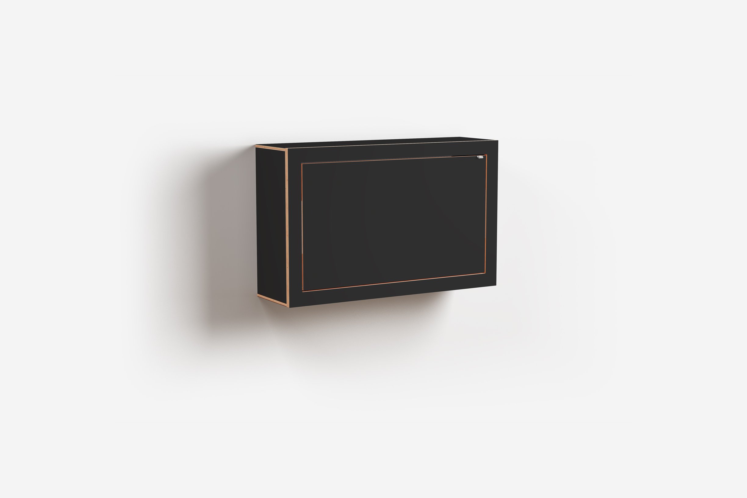 Ambivalenz Fläpps Box Sekretär 80x50x20 (weiß)