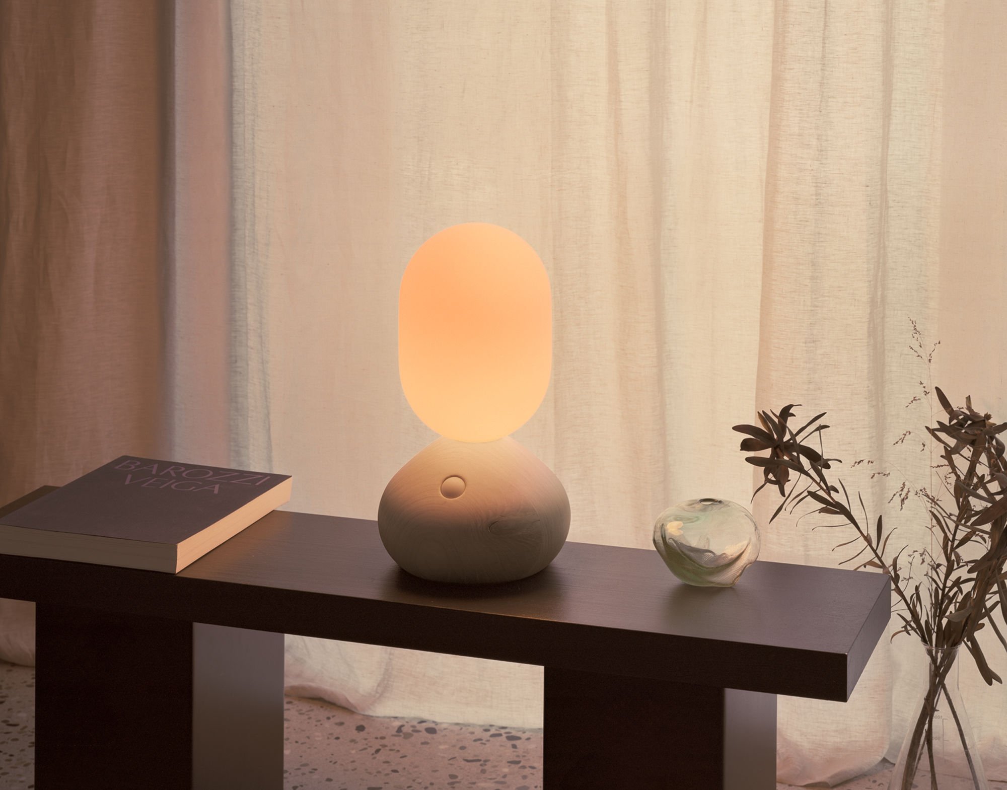 GRAU Sun Home LED Tischleuchte (Black Wood)